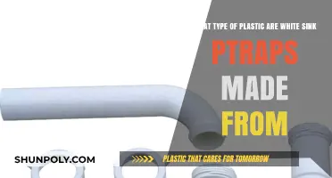 White Sink P-Traps: Unveiling the Plastic Material Composition