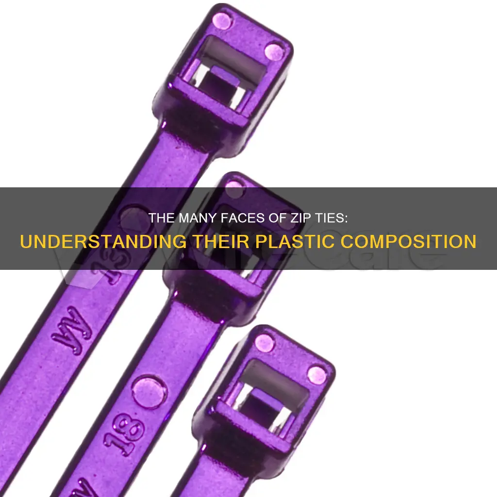 what type of plastic are zip ties