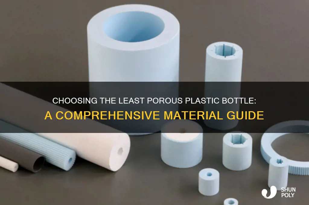 what type of plastic bottle is less porous