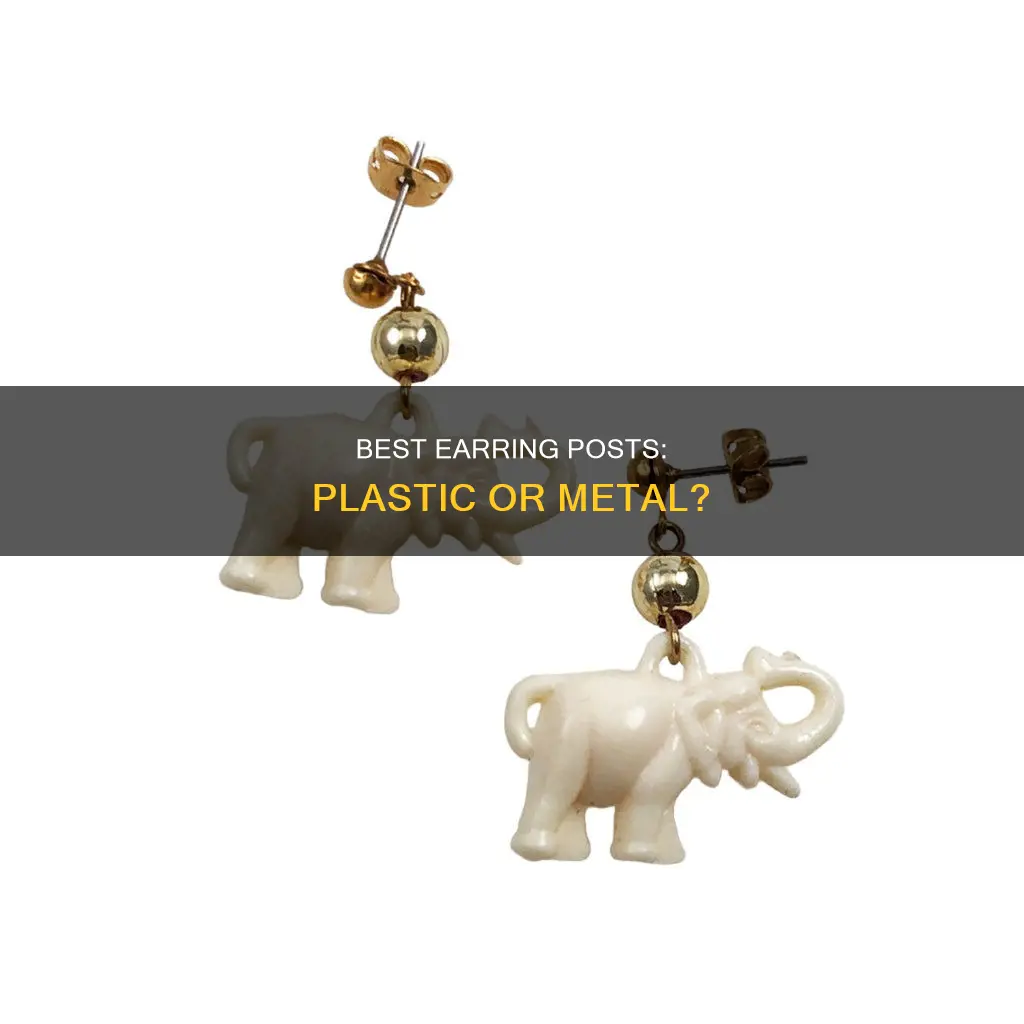 what type of plastic earring post