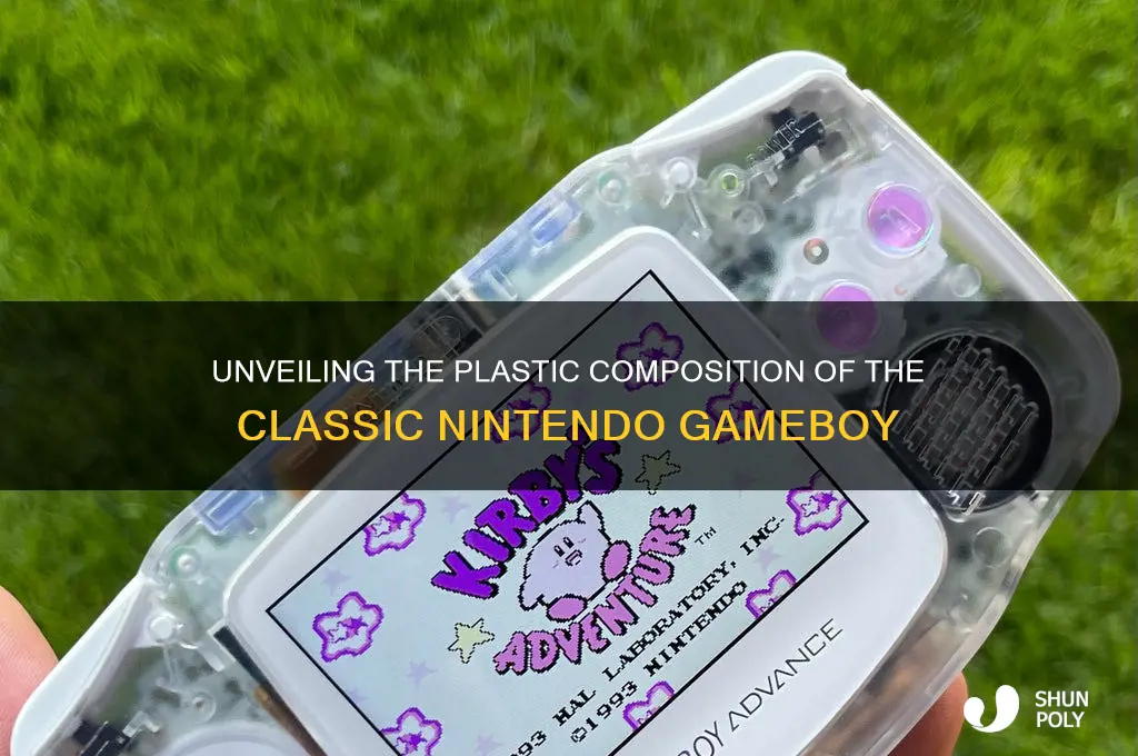 what type of plastic is a nintendo gameboy made from