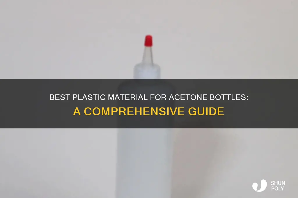 what type of plastic is for acetone bottles