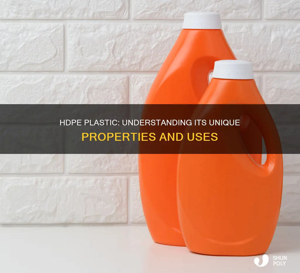 what type of plastic is hdpe
