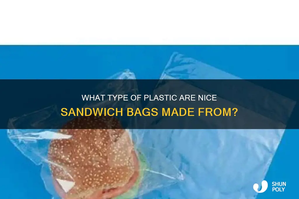what type of plastic is nice sandwich bags