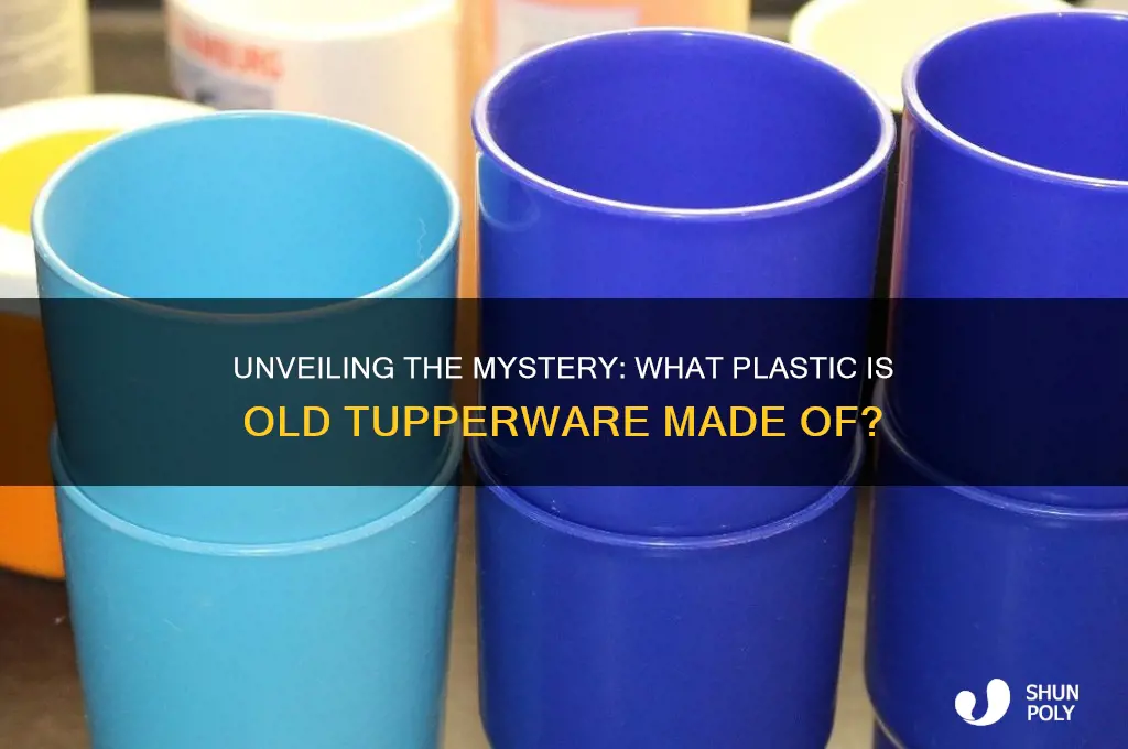 what type of plastic is old tupperware made of