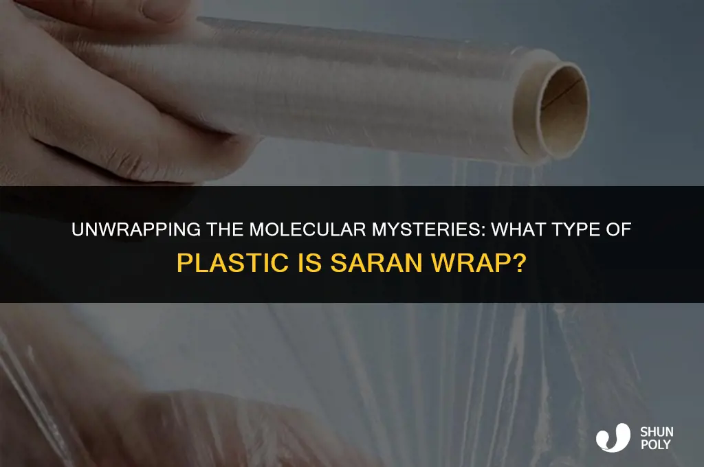 what type of plastic is saran wrap molecular