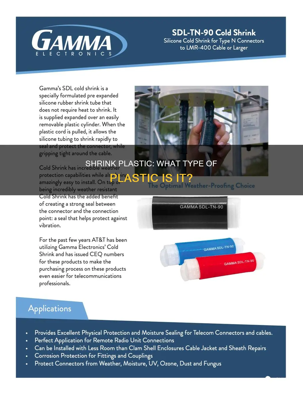 what type of plastic is shrink plastic