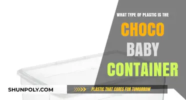 Plastic Choco Baby Container: What Type Is It?