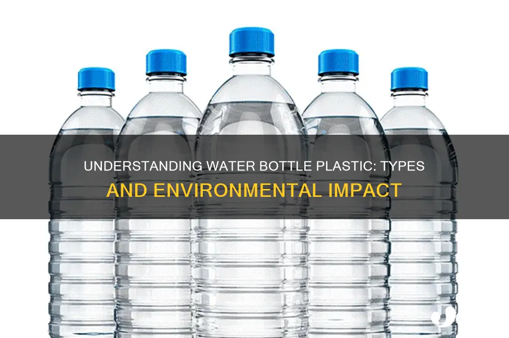 what type of plastic is water bottle plastic case