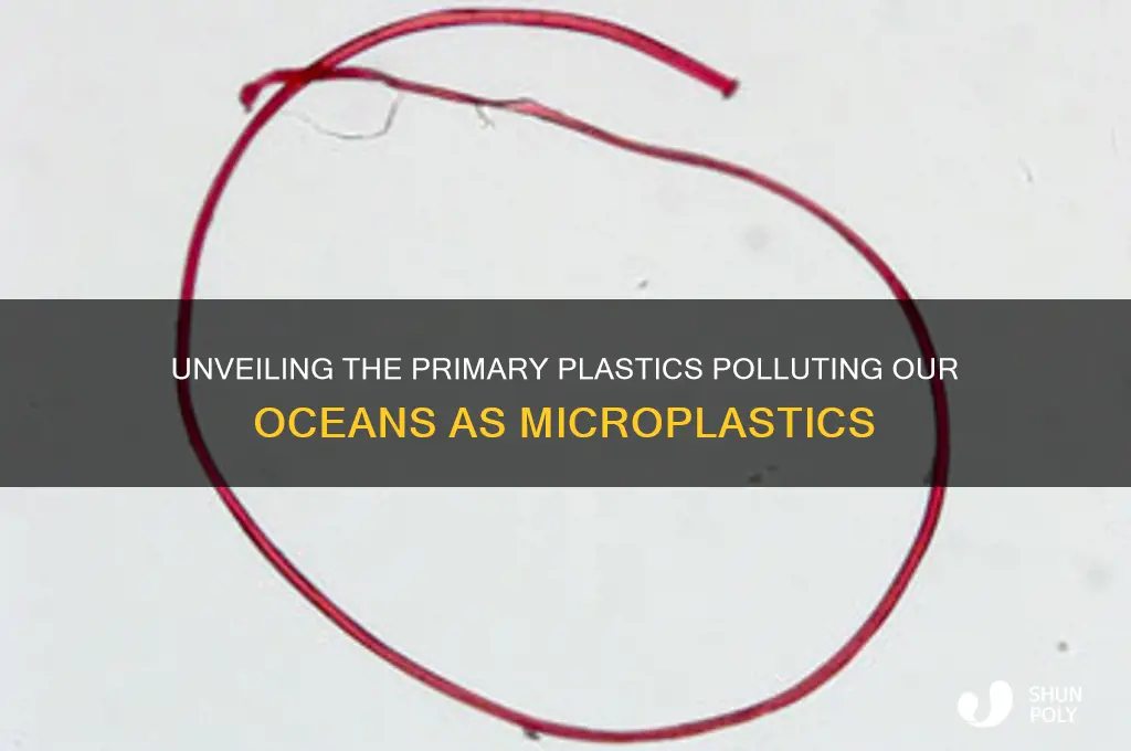 what type of plastic makes up oceanic microplastic