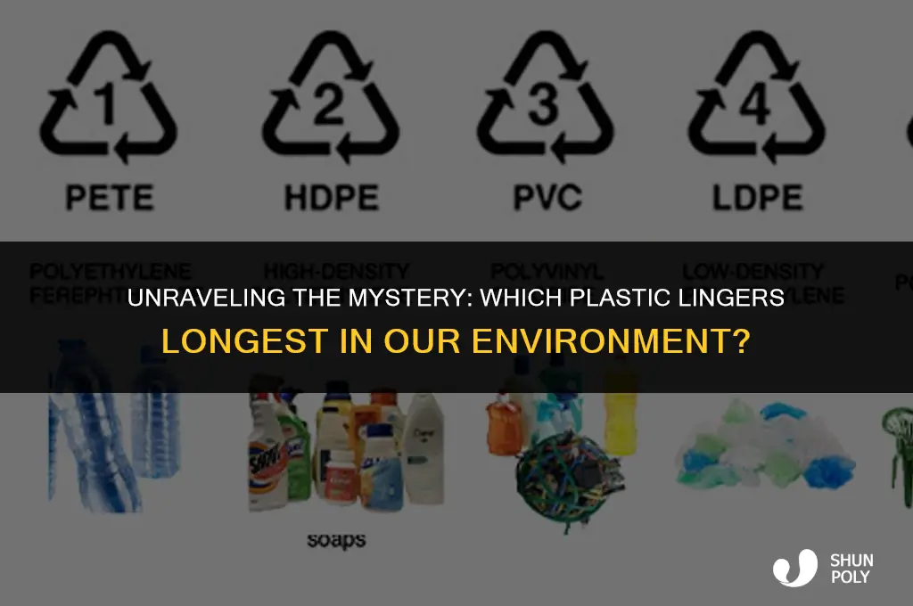 what type of plastic takes the longest to decompose
