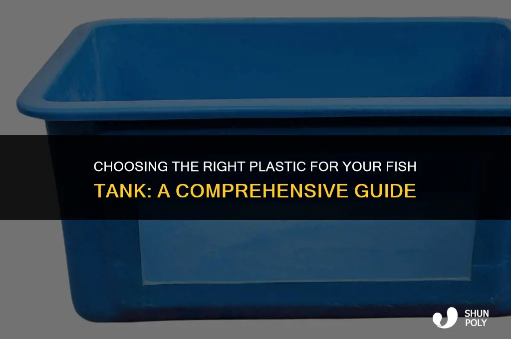 what type of plastics fishtank
