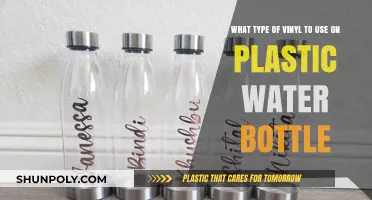 Best Vinyl Types for Decorating Plastic Water Bottles: A Guide