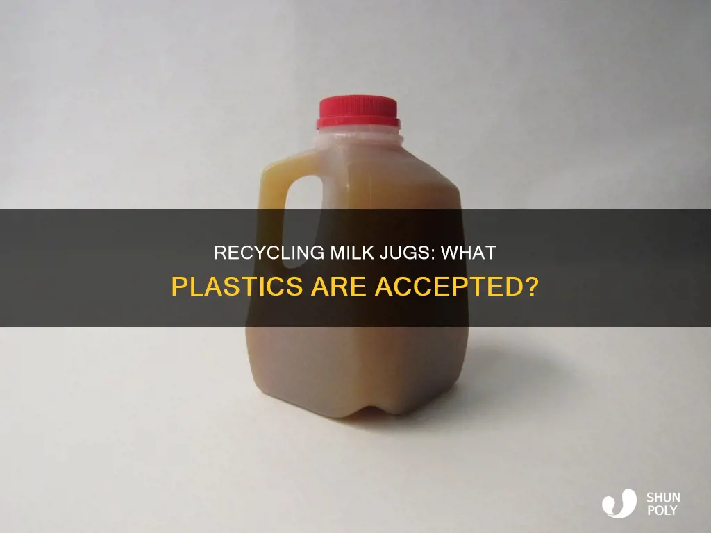 what type plastic reycyled milk jugs