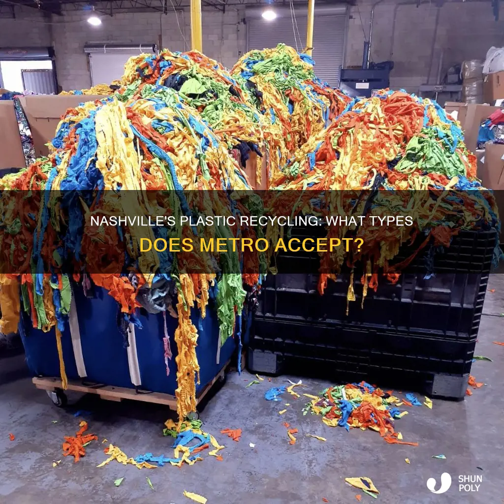 what types of plastic does metro nashville recycle
