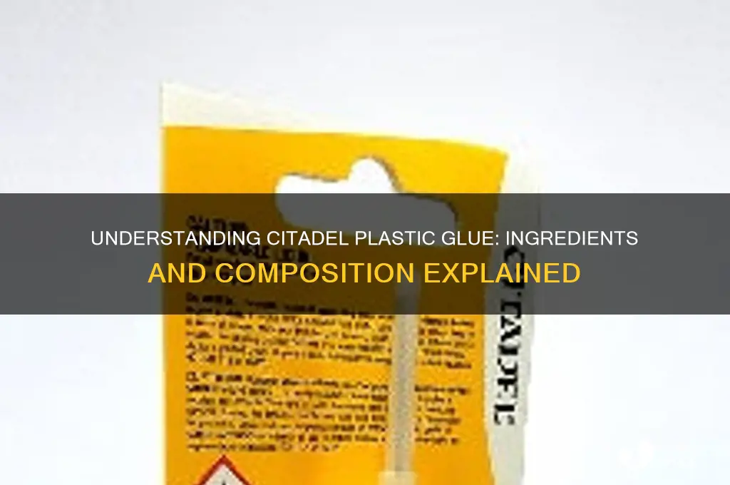 what us citadel plastic glue made of
