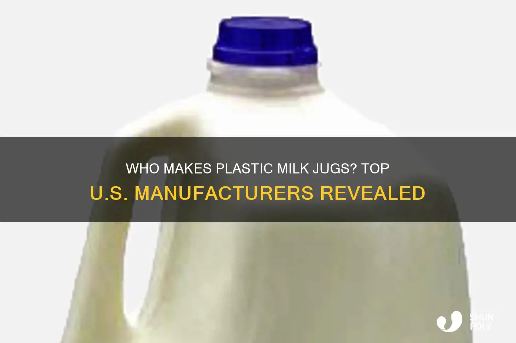 what us companies make plastic milk jugs