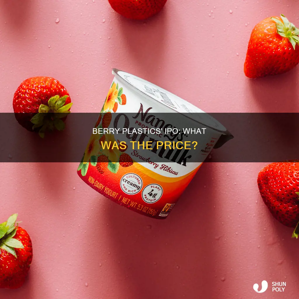what was berry plastics ipo price