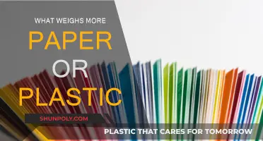 Plastic vs. Paper: Which Weighs More?