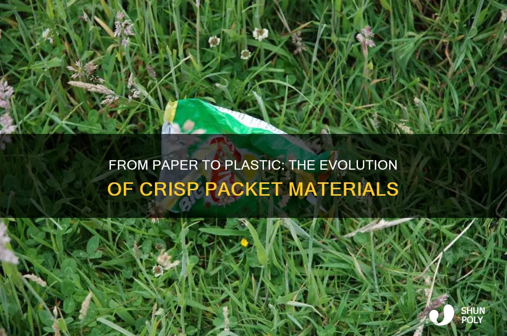 what were crisp packets made of before plastic