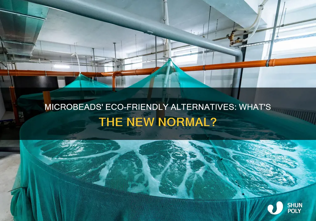 what were plastic microbeads replaced by