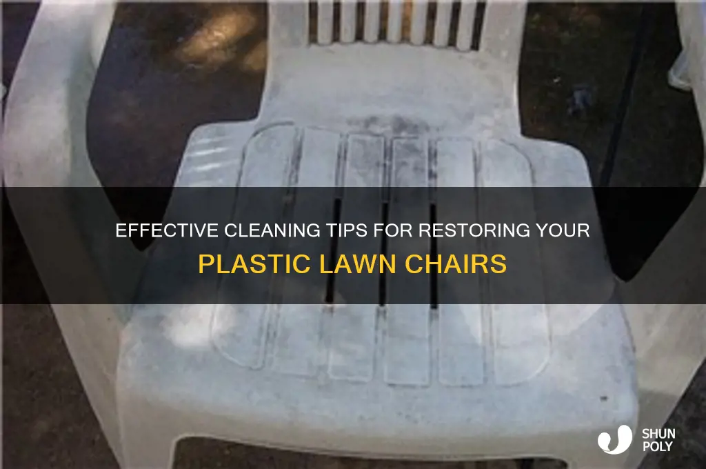 what will clean plastic lawn chairs