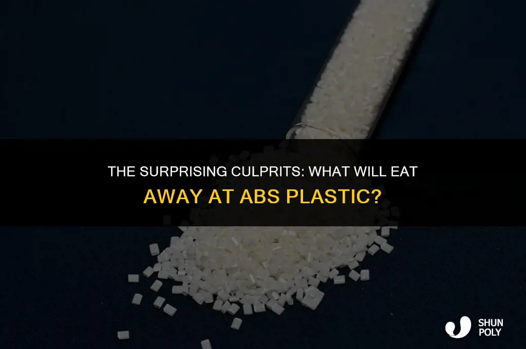 what will eat away at abs plastic