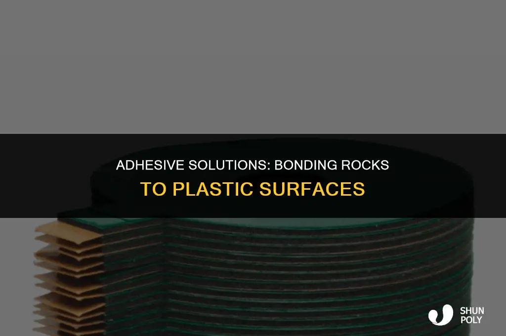 what will glue rock to plastic