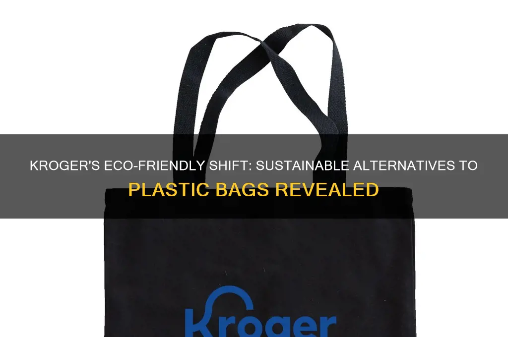 what will kroger replace plastic bags with