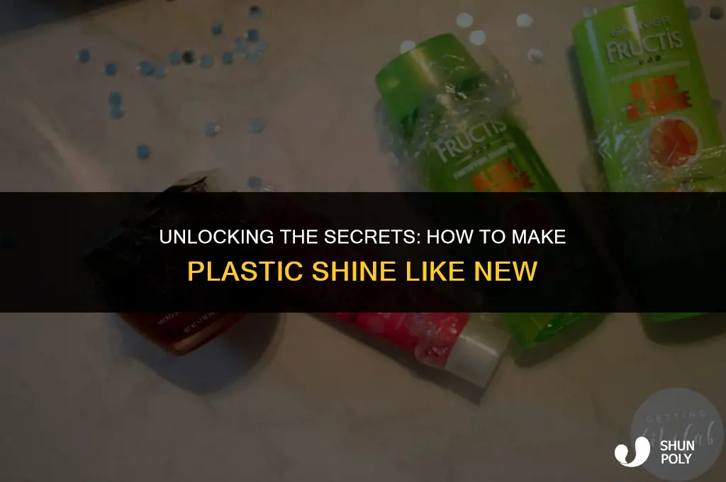 what will make plastic shine