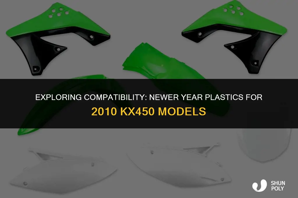 what will newer year plastics fit 2010 kx450