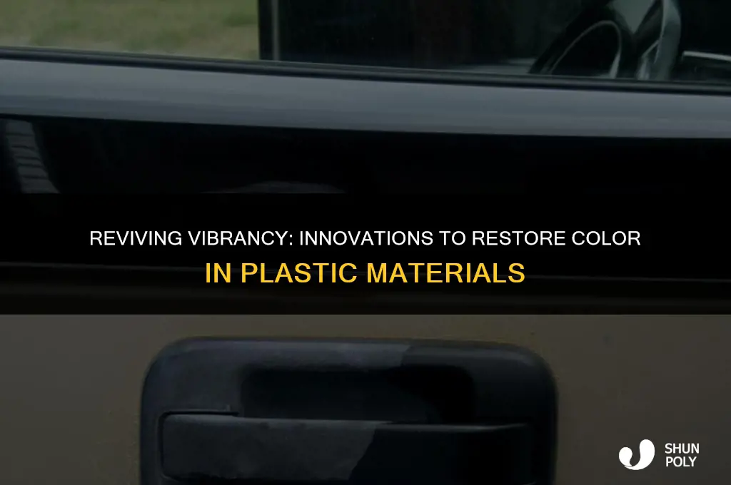 what will put color back in plastic