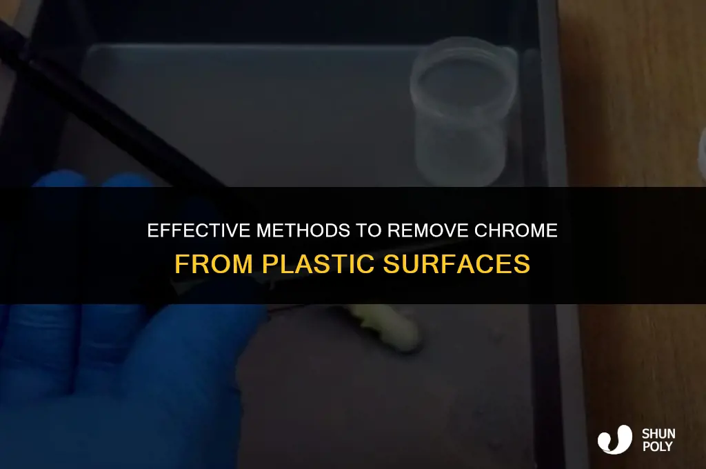 what will remove chrome from plastic