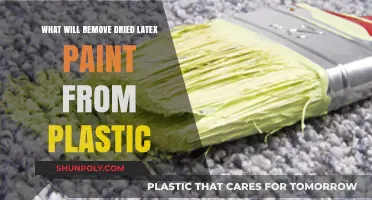 Effective Ways to Remove Dried Latex Paint from Plastic Surfaces