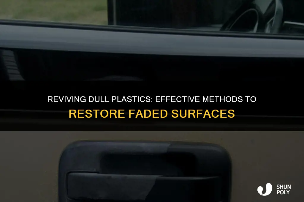 what will restore faded plastic