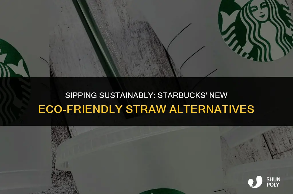 what will starbucks replace plastic straws with