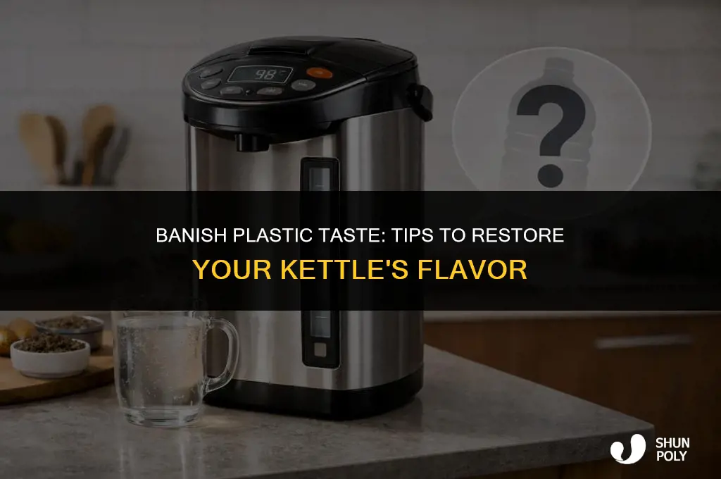what will stop a kettle tasting like plastic