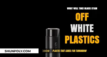 Effective Methods to Remove Black Stains from White Plastics