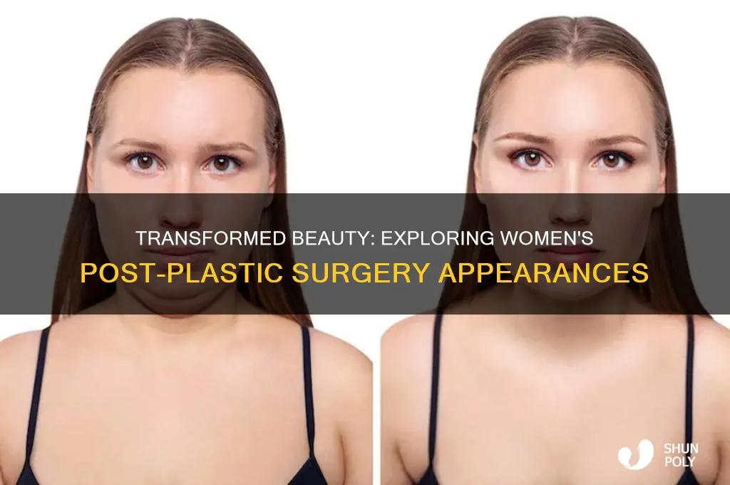 what women look like after different types of plastic surgery