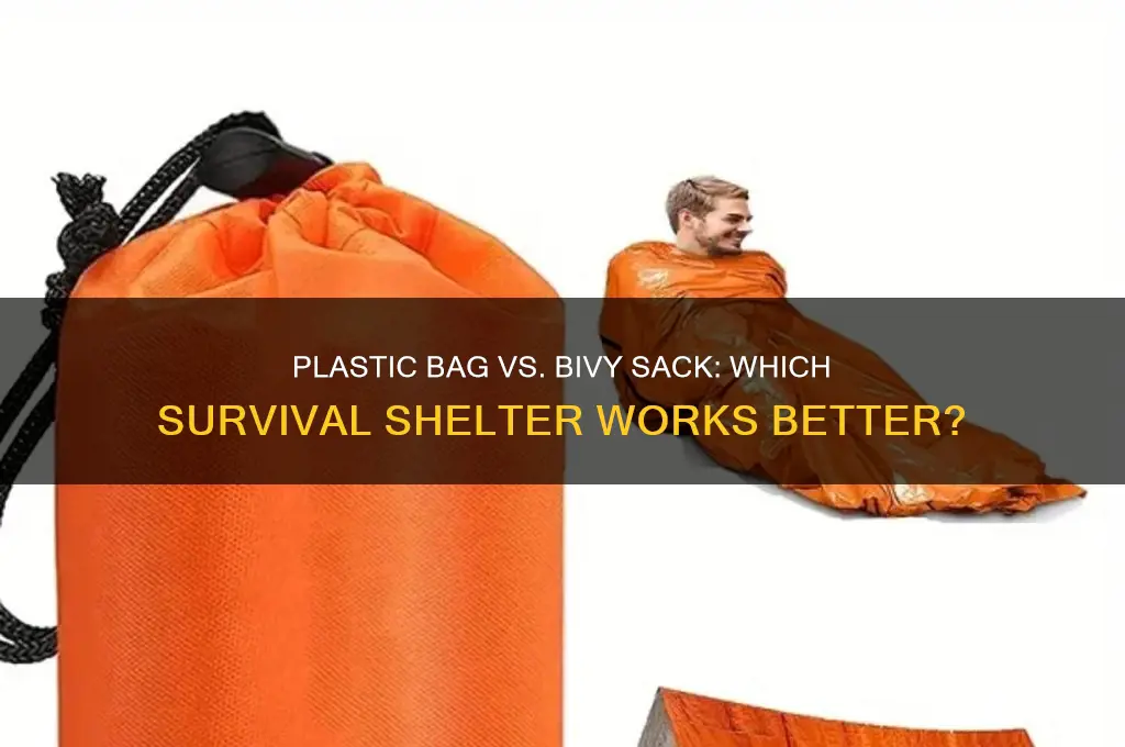 what works better plastic bag or bivy sack