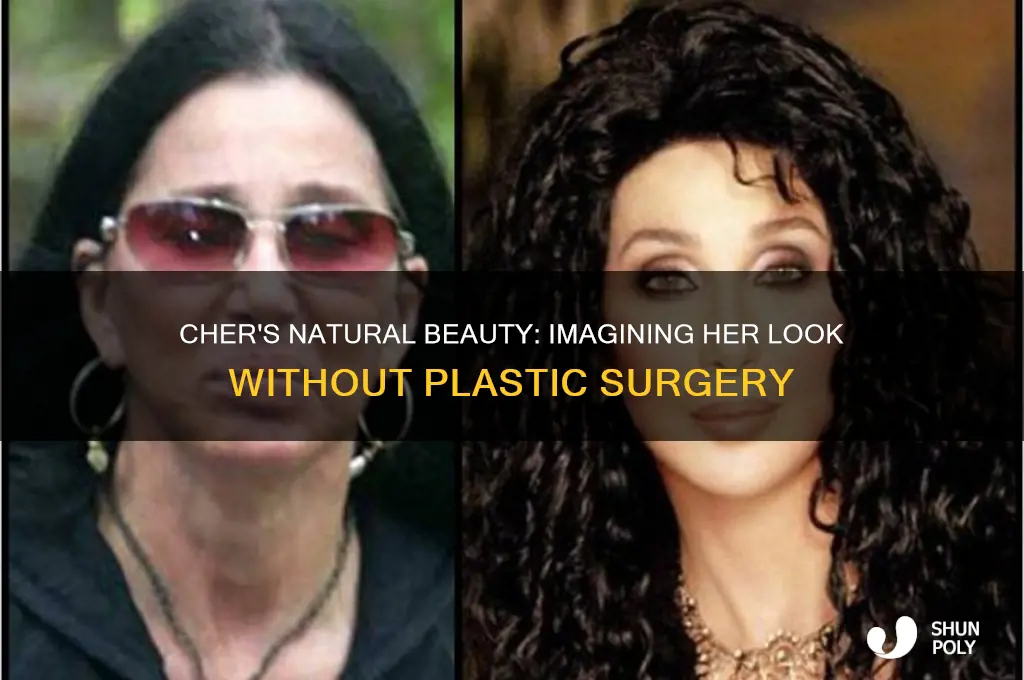 what would cher look like without plastic surgery