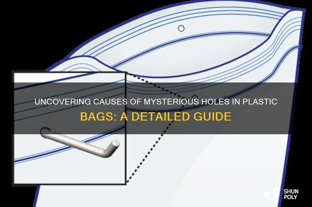 what would make a holes in plastic bags