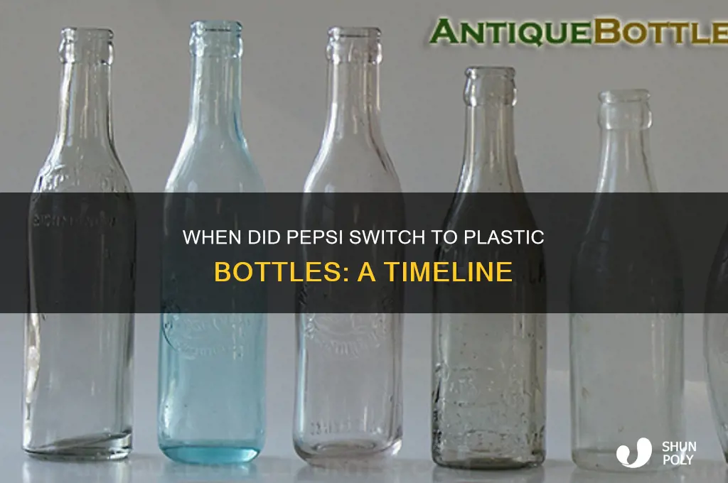 what year did pepsi start using plastic bottles
