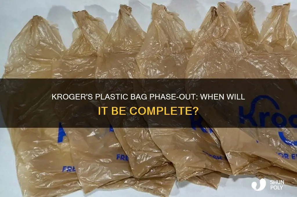 what year is kroger going to stop using plastic bags