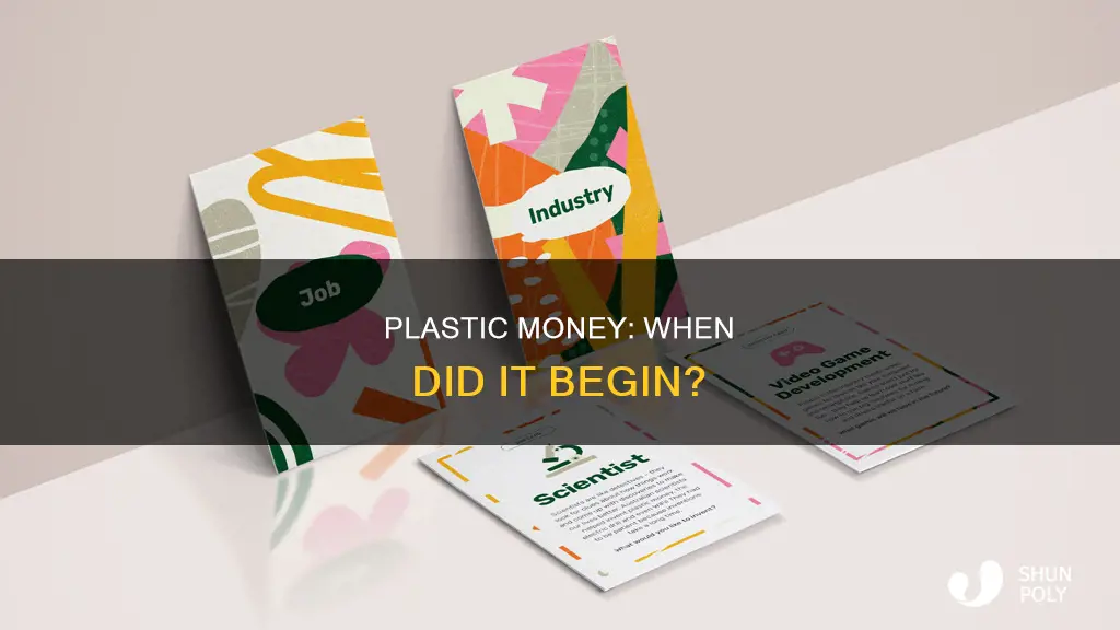 what year was plastic money invented