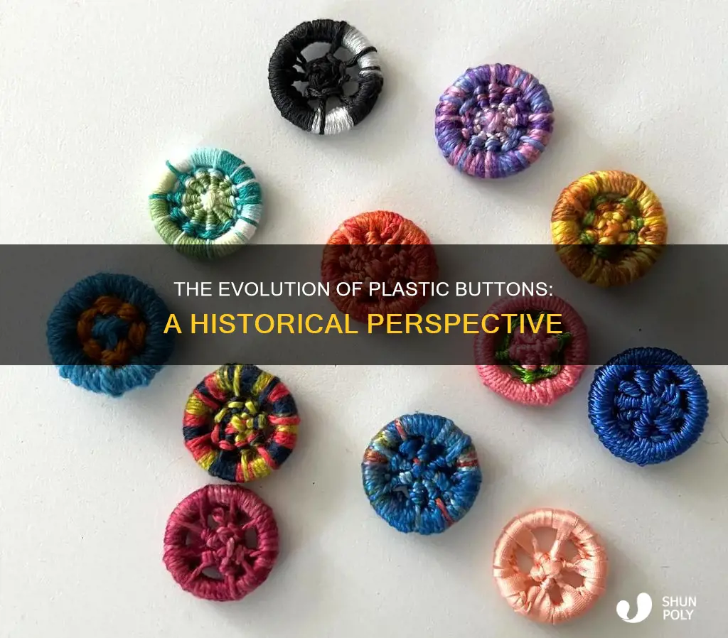 what year were plastic buttons invented