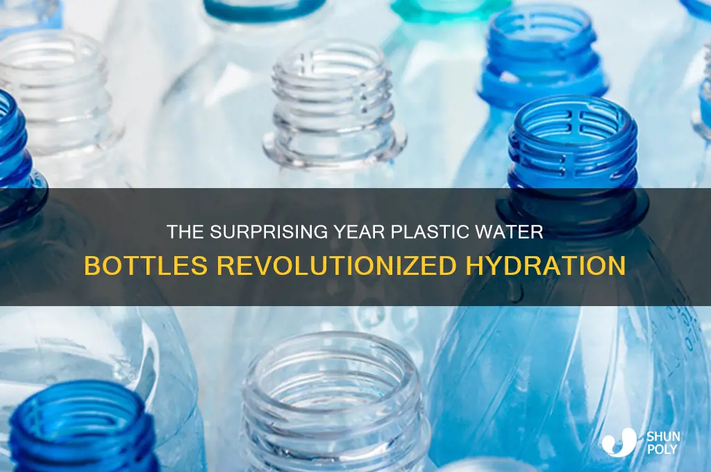 what year were plastic water bottles invented