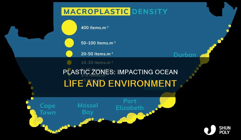 what zone does plastic affect the oce4an