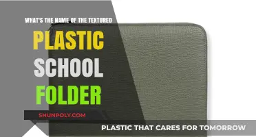 The Iconic Textured Plastic School Folder: A Nostalgic Look Back