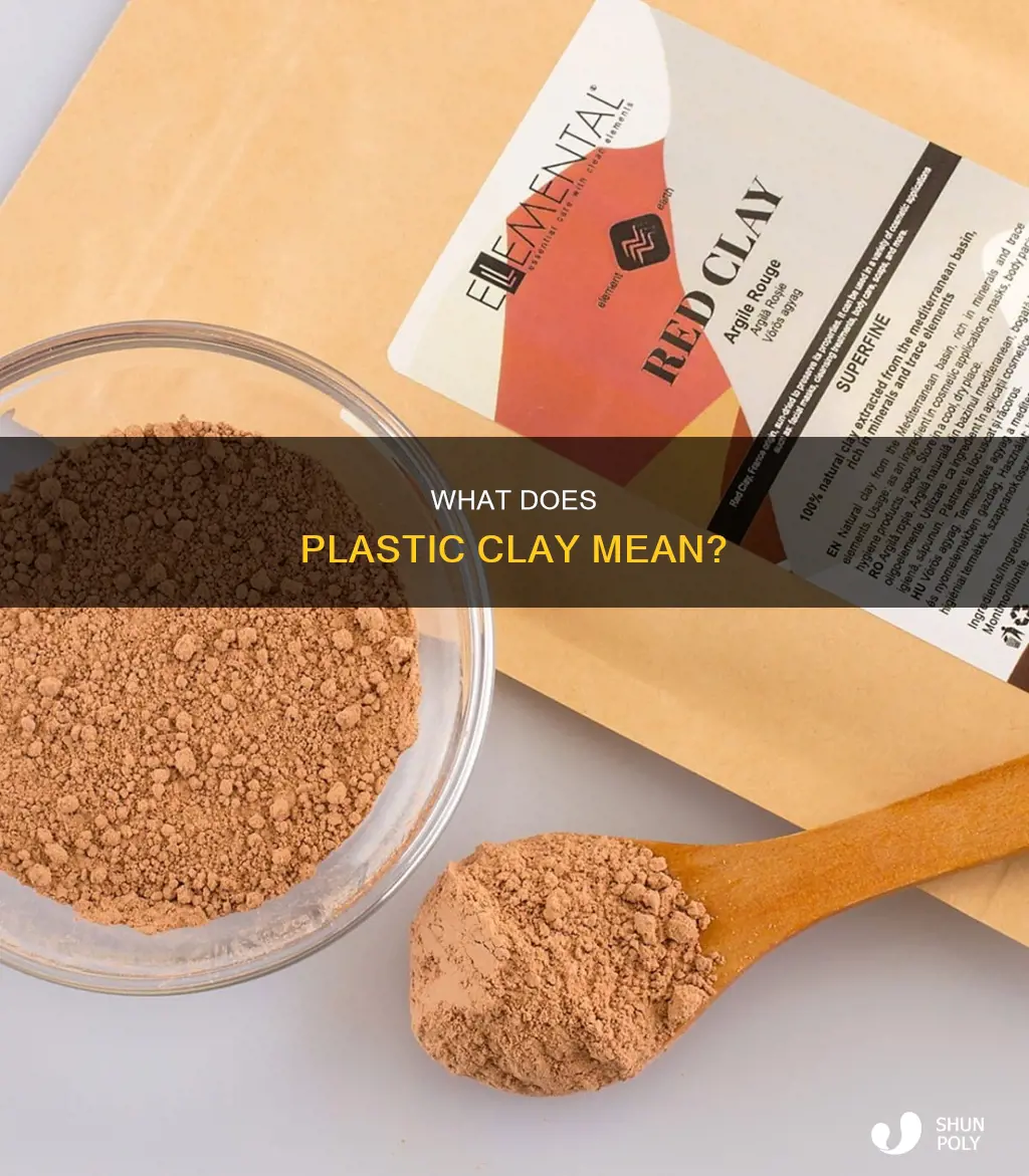 when a clay is plastic it means